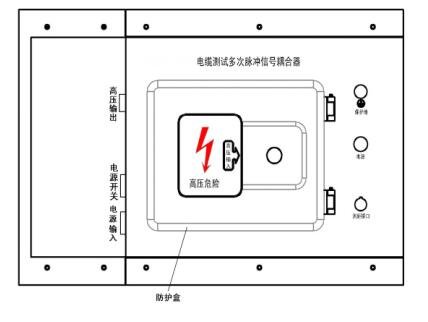 多次脈沖電纜故障測試系統(tǒng)廠家單元面板圖