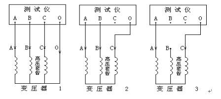 變壓器有載開(kāi)關(guān)測(cè)試儀接線圖